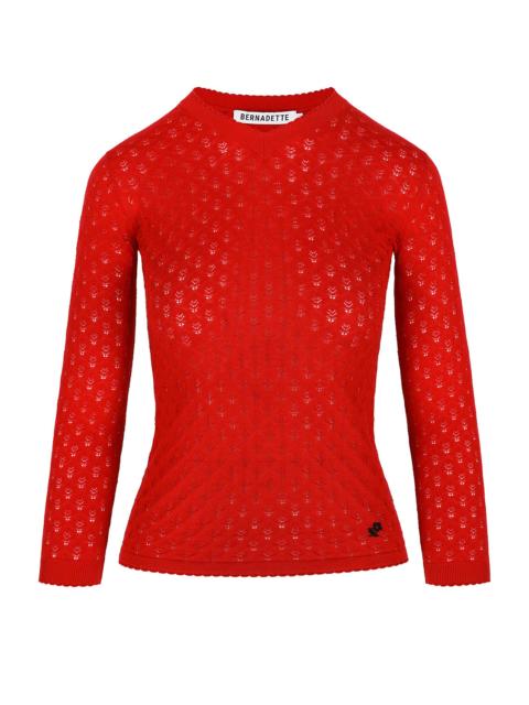 BERNADETTE Katt Pointelle Sweater