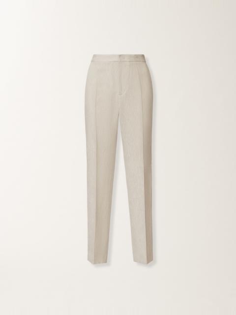 FABIANA FILIPPI Montefalco Pants in ice fil coupé goccia tailoring