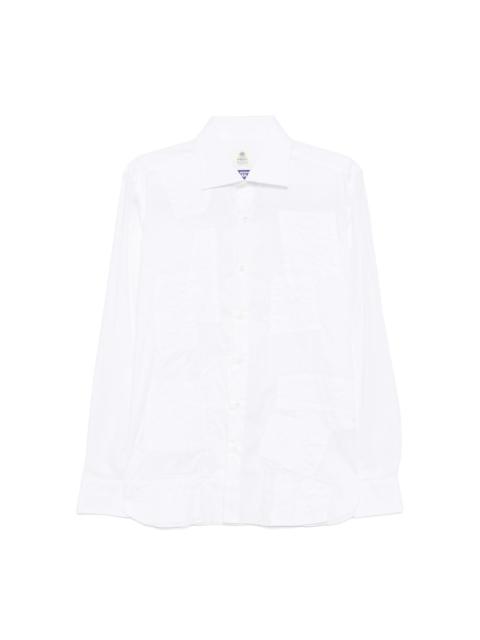 Junya Watanabe MAN patchwork long sleeved shirt
