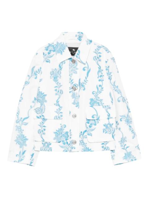 Etro floral-pattern pocket jacket
