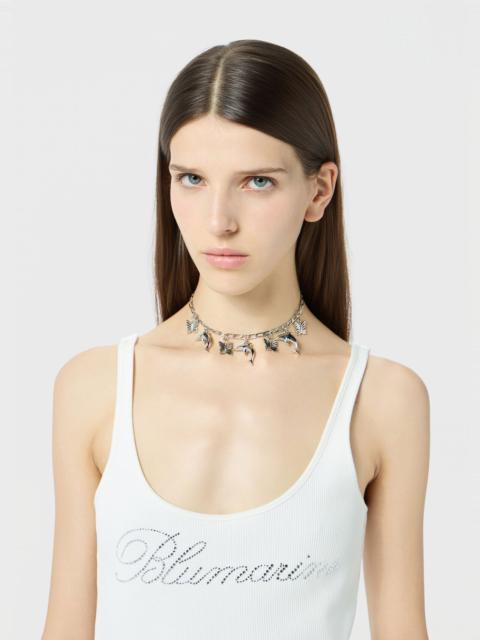 Blumarine METAL CHOKER WITH CHARMS