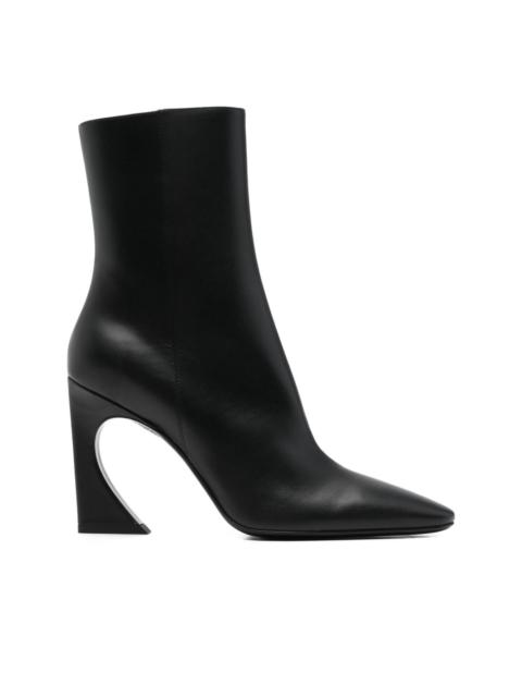 FENDI Arco point-toe ankle boots