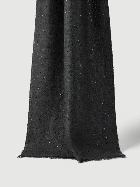 Brunello Cucinelli Cashmere and silk diamond yarn scarf