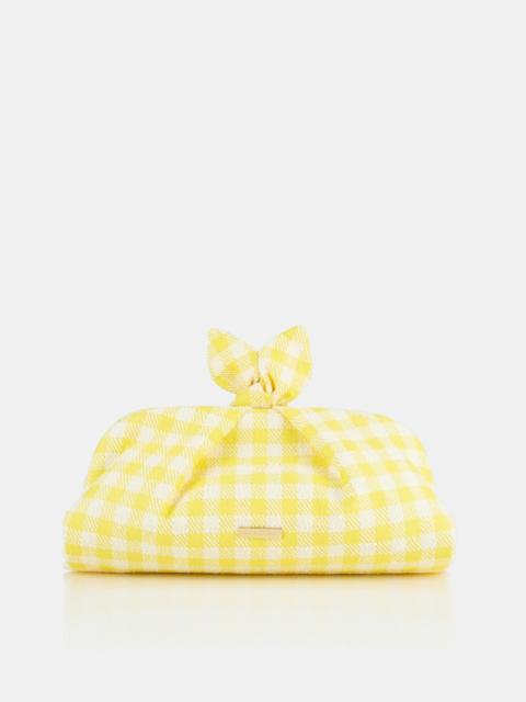 AQUAZZURA Bow Tie Clutch