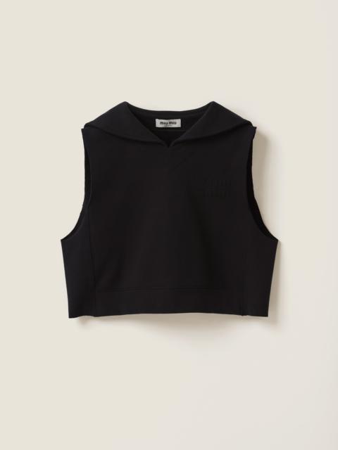 Miu Miu Cotton fleece sweatshirt