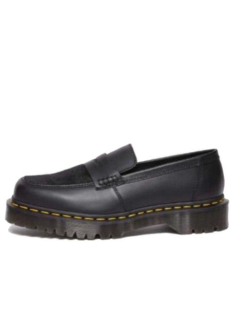 Dr. Martens Dr. Martens Penton Bex Square Toe Hair-On & Leather Loafers 'Black' 31303001