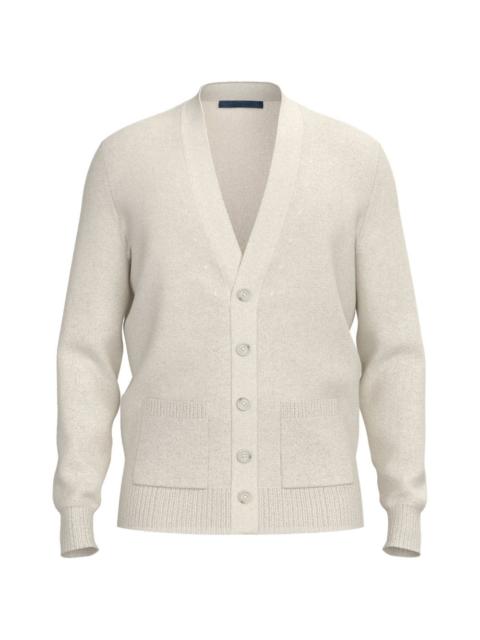 BOSS patch-pocket V-neck cardigan
