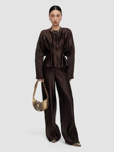 JOSEPH Eris Silk Linen Blend Blouse