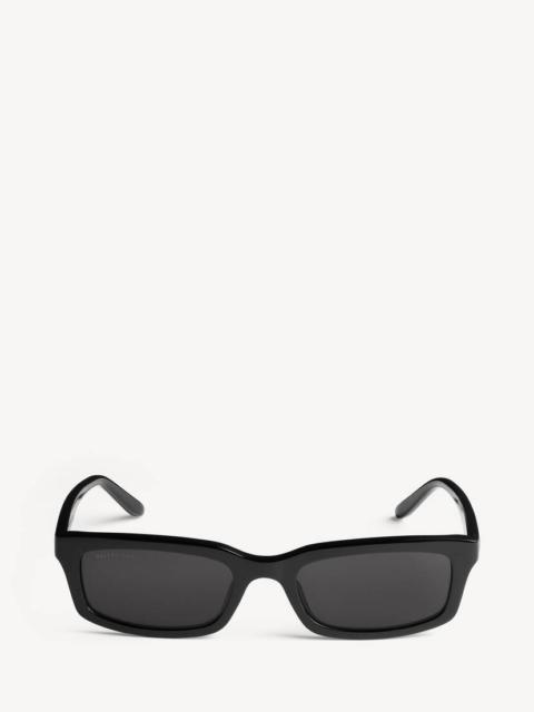 BALENCIAGA Daily Rectangle Sunglasses in Black