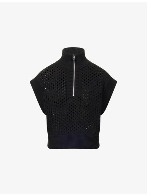 VARLEY Gaines Half-Zip Cotton Vest