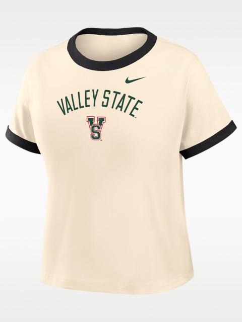 Nike Nike College (Mississippi Valley State University) Women's Cropped Ringer T-Shirt