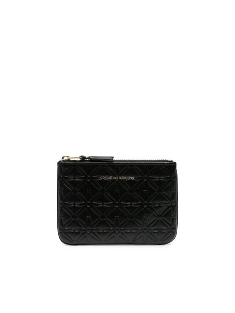 Comme Des Garçons geometric-debossed wallet