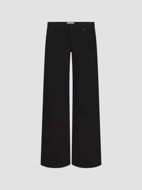 FRAME Women's Le Slim Palazzo Low-Rise Wide-Leg Jeans - Black