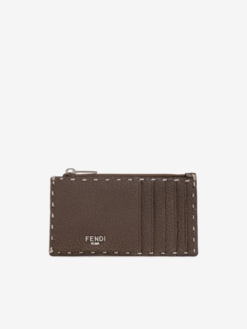 FENDI Selleria leather card holder