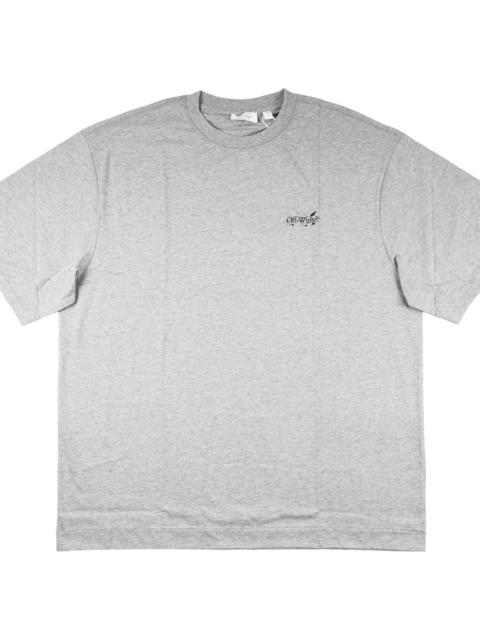 Off-White PAINT SPLATTER ARROW DIAG SKATE FIT TEE "Heather Grey" 44OWOS26T064 030