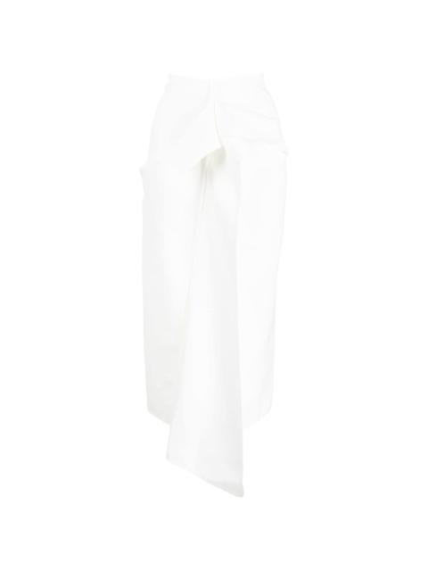 MATICEVSKI draped-detail skirt