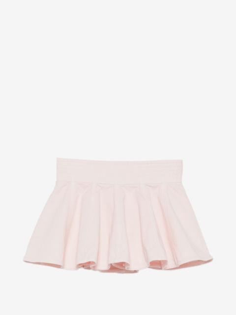 Alaïa peplum-belt mini skirt