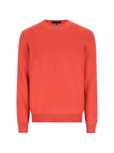 Loro Piana ribbed crew neck sweater