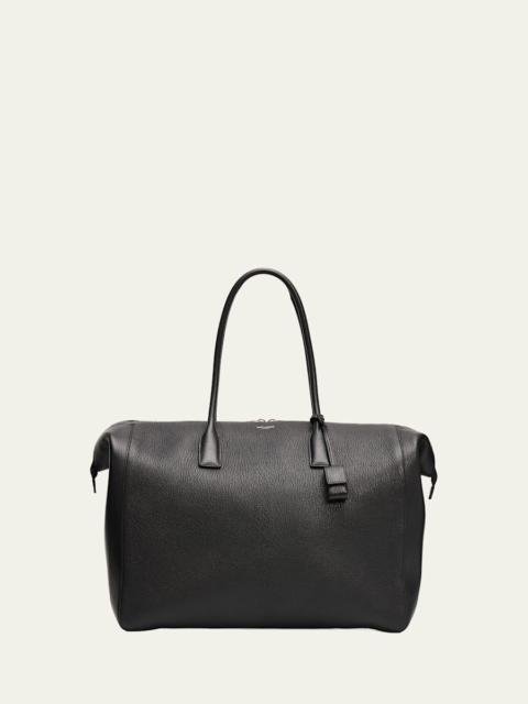 SAINT LAURENT Men's North/South Doctor Bag in Grainy Leather