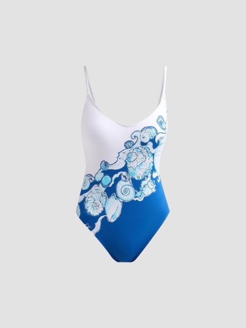 Lilly Pulitzer Women's Klynn Seashell Print One-Piece Swimsuit - Resort White