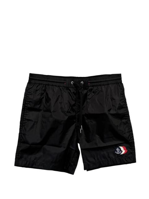Moncler Moncler Logo-patch Swim Shorts