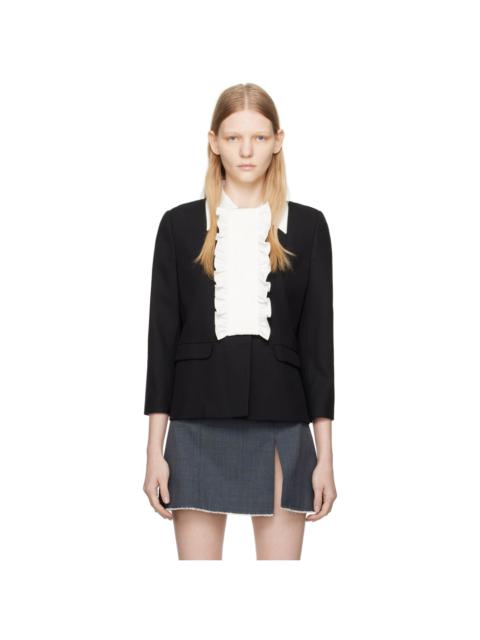 SHUSHU/TONG Black Ruffled Jacket