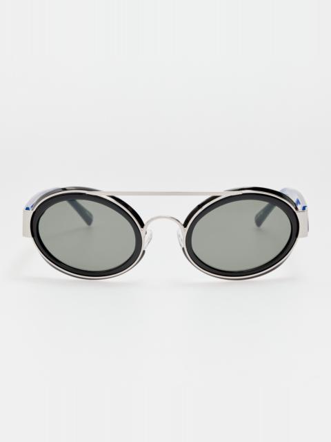 LINDA FARROW Cat Eye Sunglasses in Black