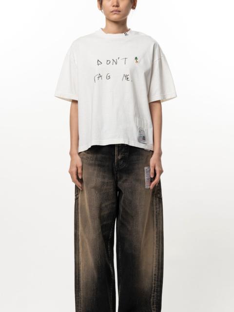 Maison MIHARAYASUHIRO Don't Tag Me. Printed T-shirt