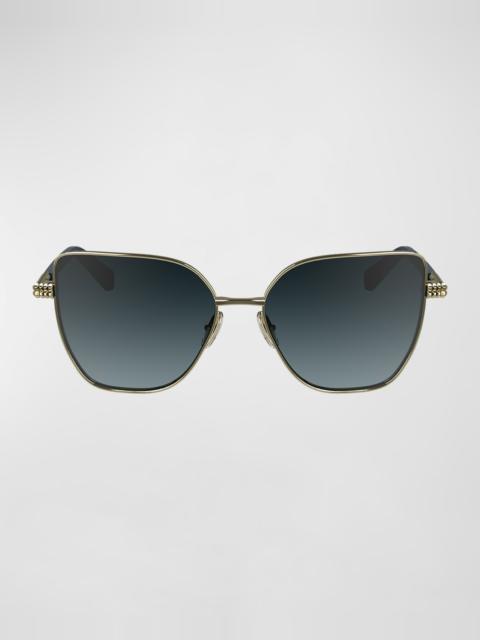 Lanvin Concerto Metal Butterfly Sunglasses