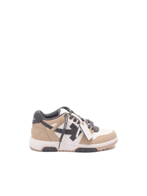 Off-White Out Of Office arrow-motif leather sneakers