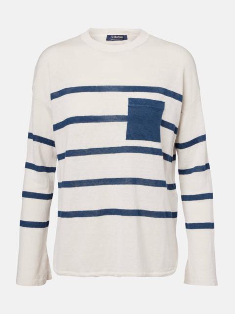 'S Max Mara striped long-sleeve top