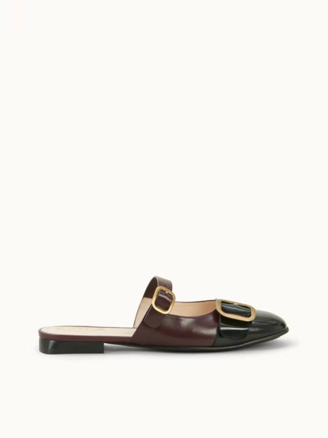 Tod's SANDALS IN LEATHER - BLACK, BURGUNDY