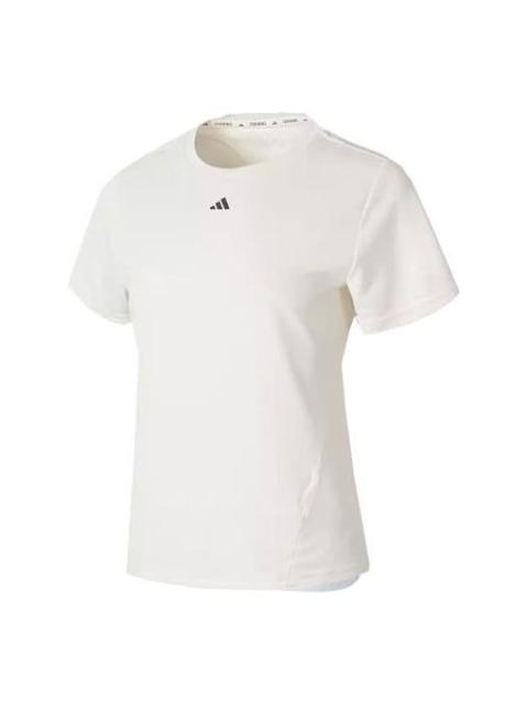 adidas (WMNS) adidas Designed for Training HEAT.RDY HIIT Tee Asia Sizing 'Chalk White' IU1124