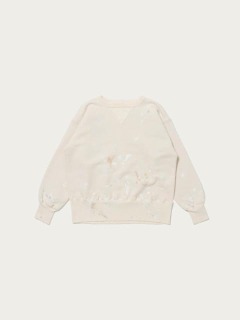 TAIGA TAKAHASHI Lot. 603 Sweat Shirt - Ivory Paint