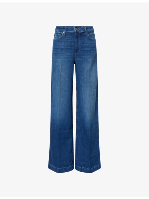 PAIGE Harper Wide-Leg Denim Jeans