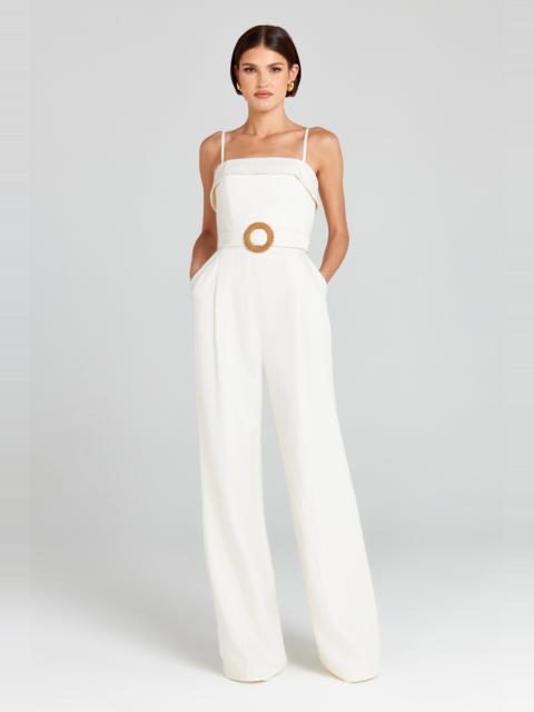 NADINE MERABI Michelle White Jumpsuit