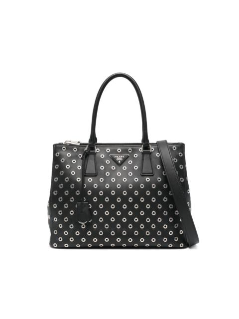 Prada eyelet tote bag