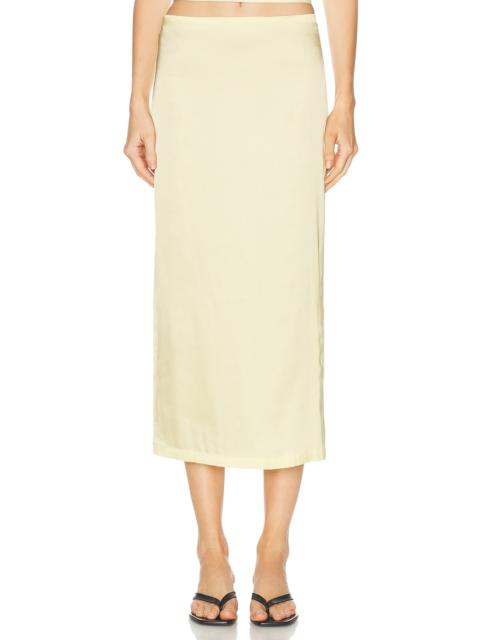 Enza Costa Lustre Column Skirt