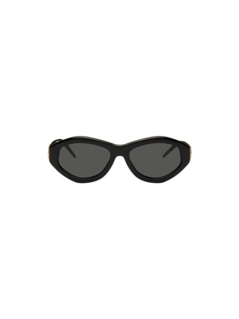 CASABLANCA Black Monogram Plaque Sunglasses