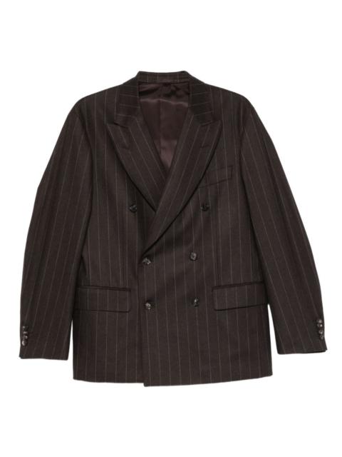 KAPTAIN SUNSHINE pinstripe double-breasted jacket