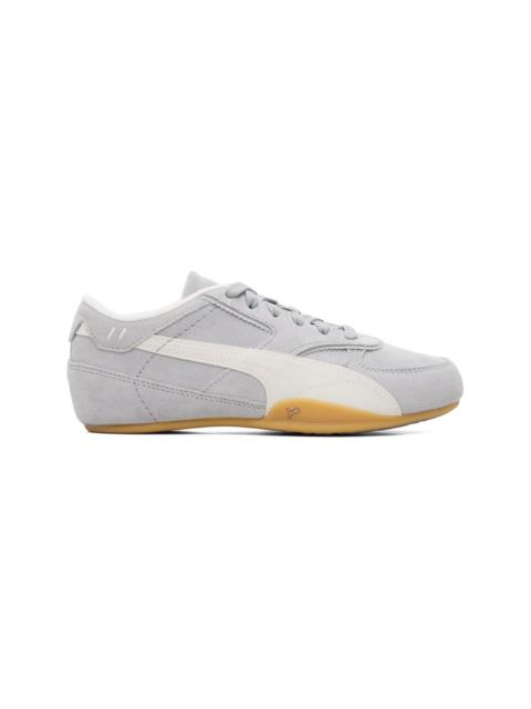 PUMA Gray Bella Mina Suede Sneakers