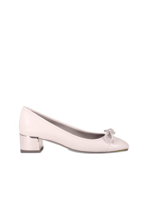 AQUAZZURA 35mm Parisina bow-embellished pumps