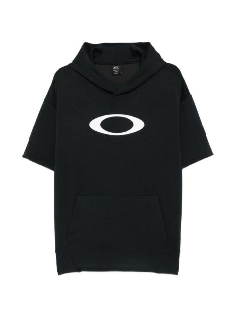 OAKLEY logo-print short-sleeve hoodie