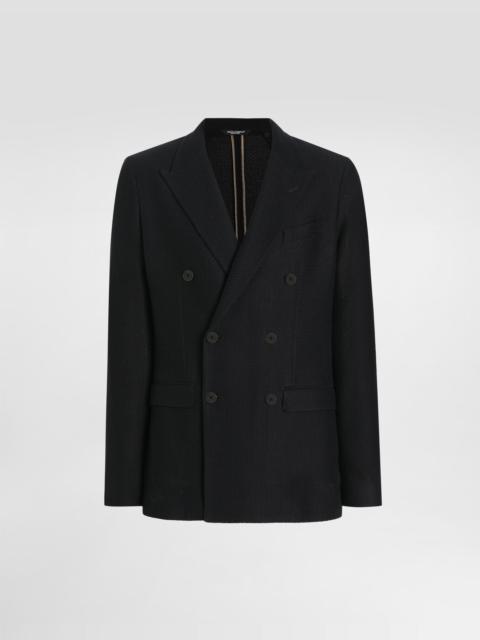 Dolce & Gabbana Double-breasted taormina jersey jacket