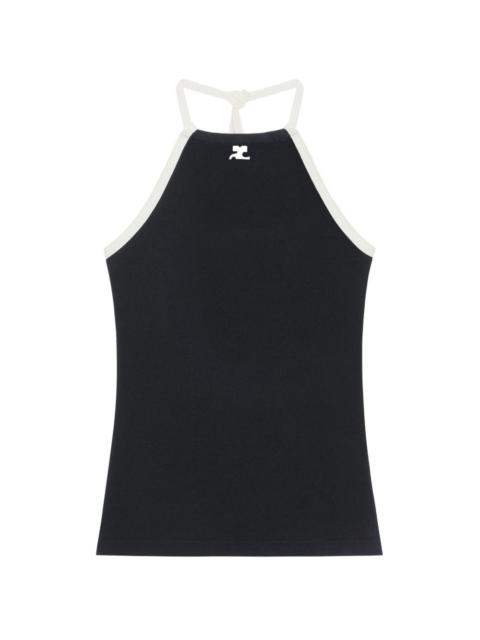 courrèges tie-back tank top