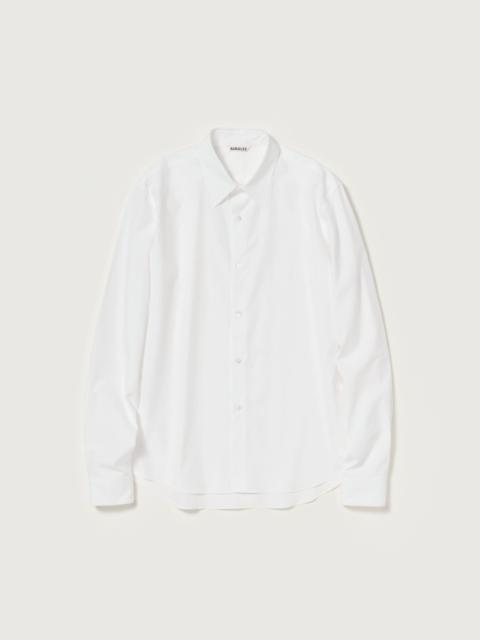 AURALEE WASHED FINX TWILL SLIM SHIRT