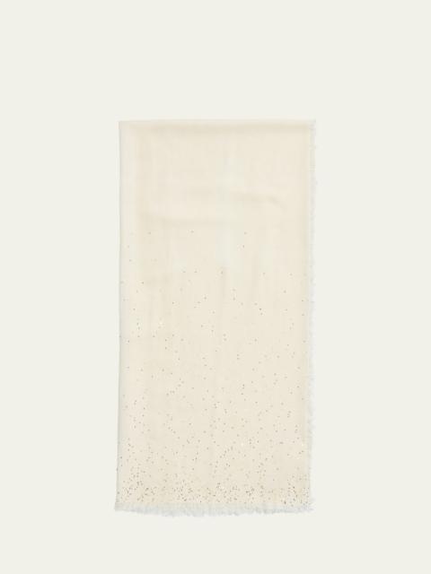 Faliero Sarti New Domenica Paillette Cashmere Scarf