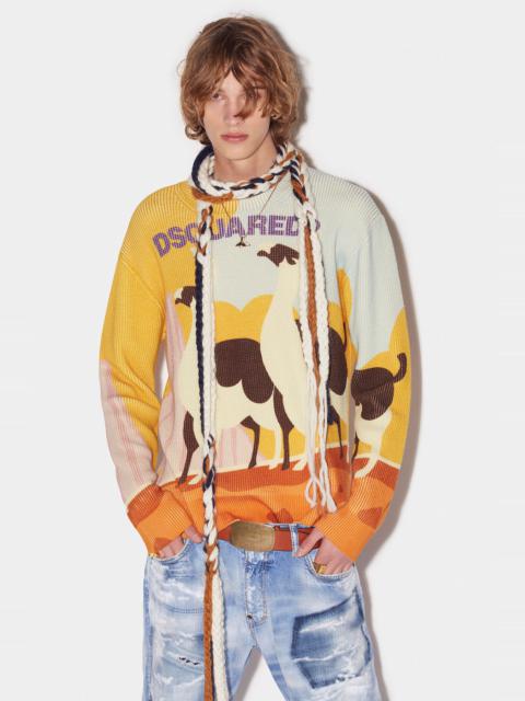 DSQUARED2 LLAMA PULLOVER