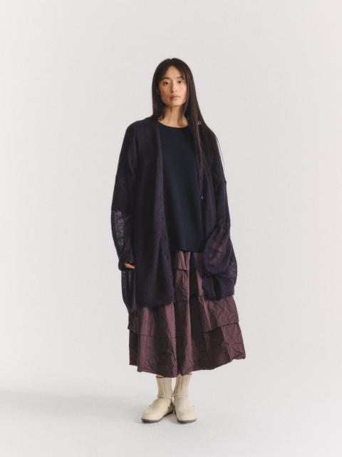 CASEY/CASEY CARDIGAN - MOHAIR VOILE - NAVY