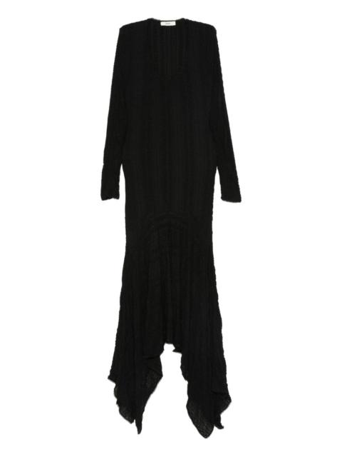 SIEDRÉS Olle textured asymmetric dress